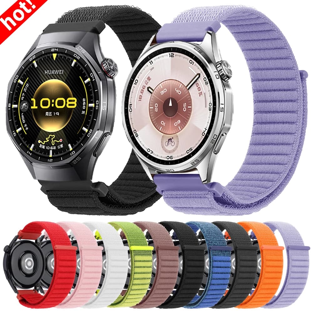 20mm/22mm cinturino in nylon per HUAWEI WATCH GT 6 Pro cinturini da polso per HUAWEI WATCH 5 46mm 4pro Ultimate GT6 GT5 Runner braccialetto sportivo