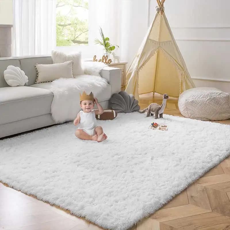 Peluche per bambini Camera da letto Tappeto Tenda Tappeti da gioco per soggiorno Divano Cuscini da pavimento Moderno morbido e soffice Tappeto per la casa Regali