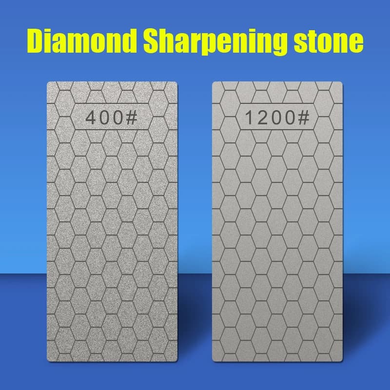 400 600 1000 120 grana diamante affilacoltelli pietra per affilare molatura utensili da cucina Pietra per affilare a nido d'ape ultrasottile