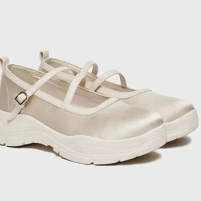 Scarpe in Rete da Donna con Punta Quadrata, Tacco Basso, Mary Jane con Cinturino Frontale e Fibbia, Zapatos De Mujer, Buckle Femme