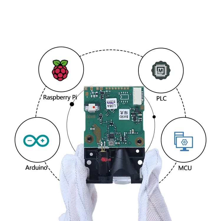 Sensore Lidar subacqueo per Raspberry Pi USB Green Beam La ser Misurazione della distanza Modulo telemetro da 50 m/164 piedi