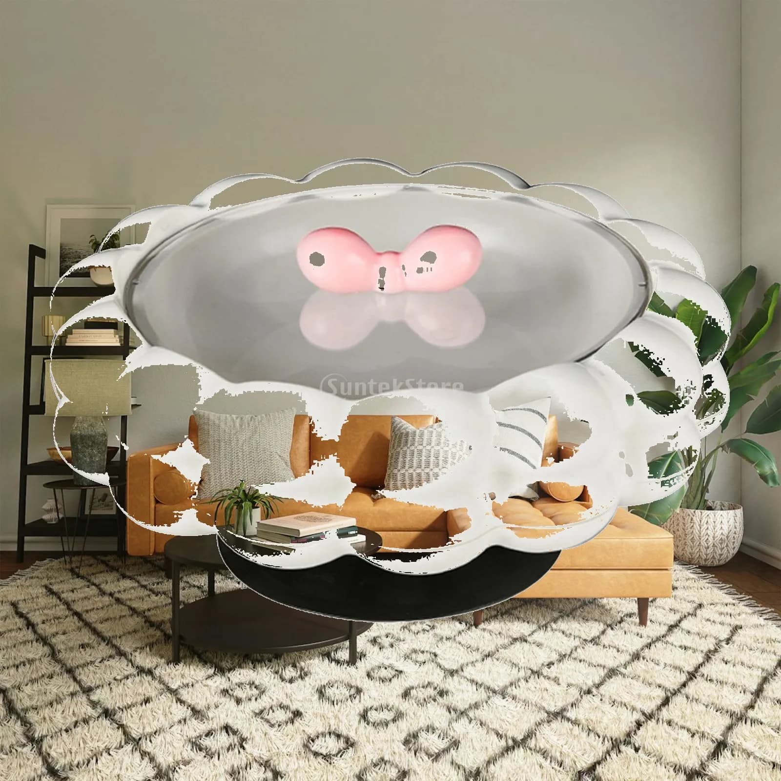 Serving Tray Dried Fruit Plate Nut and Candy Tray Food Storage Container Box for Entertaining