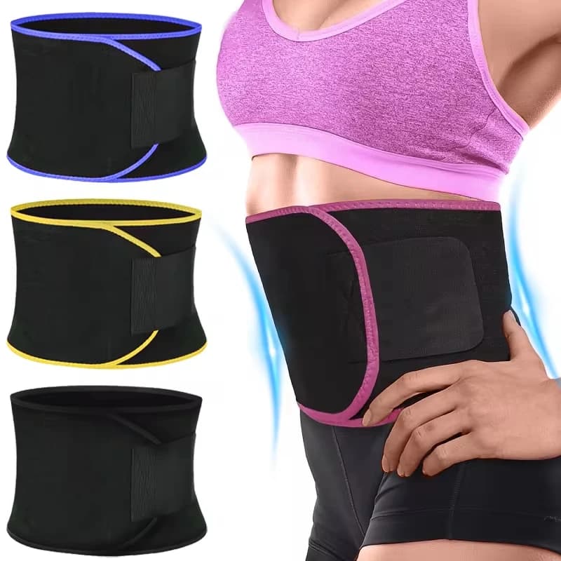 Sport sweat burst waist support belt Running shape Durable waist Training belt for abdominal fat burning Set of sauna Trimmer in life