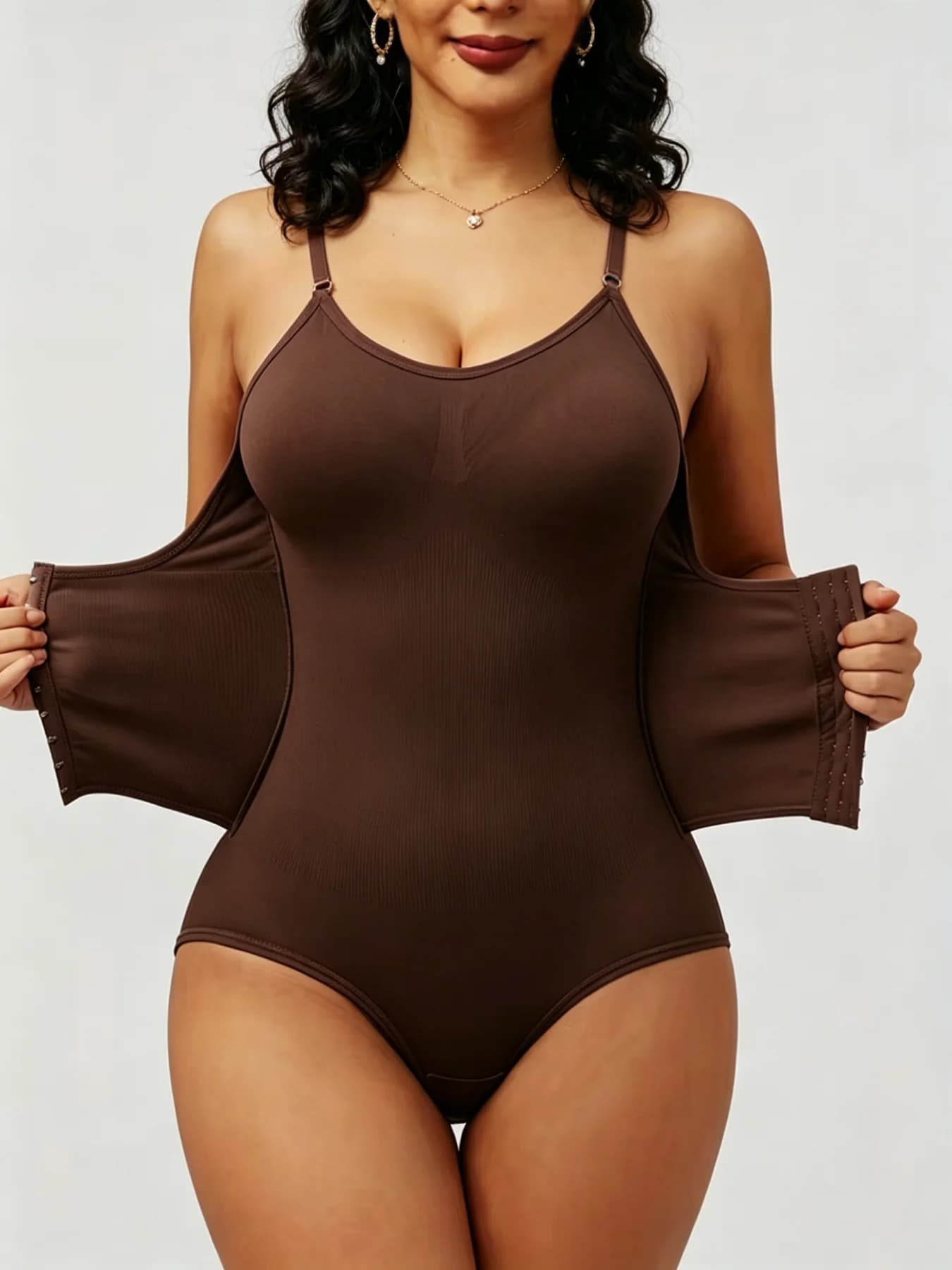 Women's Colombian Shapewear Tummy Control Slimming Hook-and-Eye Waist Cincher Body Shaper Tight Fit for Smooth And Sleek Look