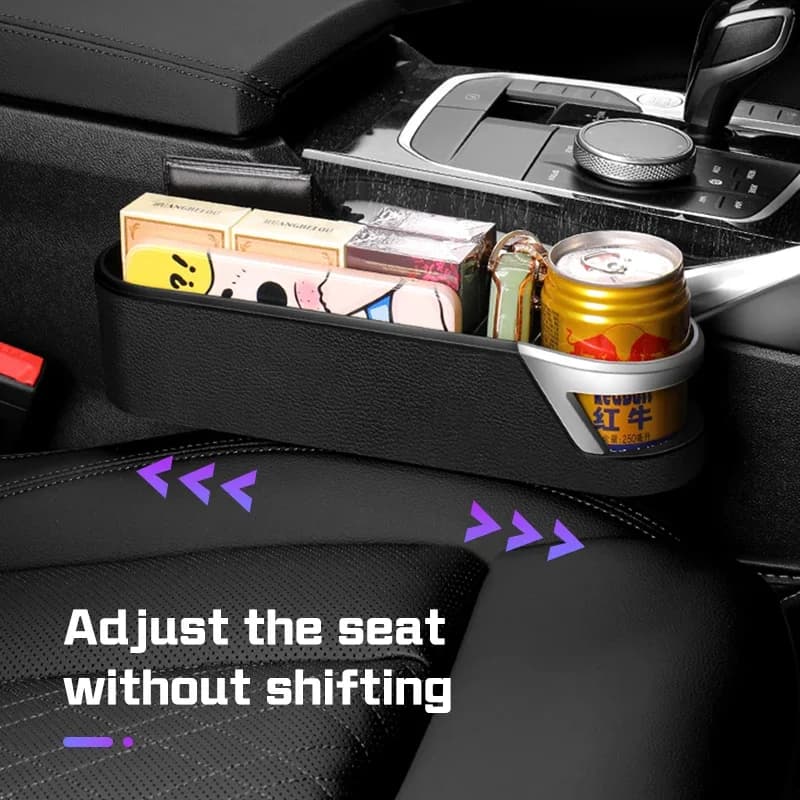 Car Seat Gap Organizer Storage Box Cup Holder For VW Volkswagen GTI GTD CC Golf 3 7 8 Polo Sharan Touran Beetle Sagitar Magotan