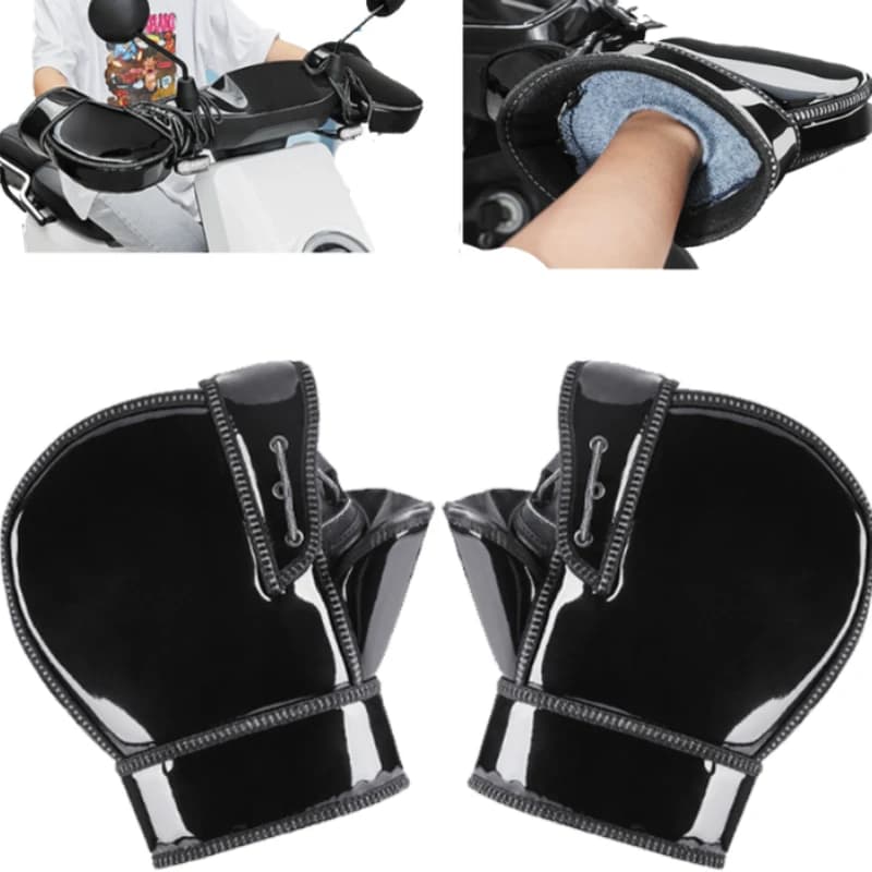 Motorcycles Handlebar Gloves Universal Snowmobile Handle Grip Gloves Winter Rider Gloves Waterproof Windproof Warm Accessories