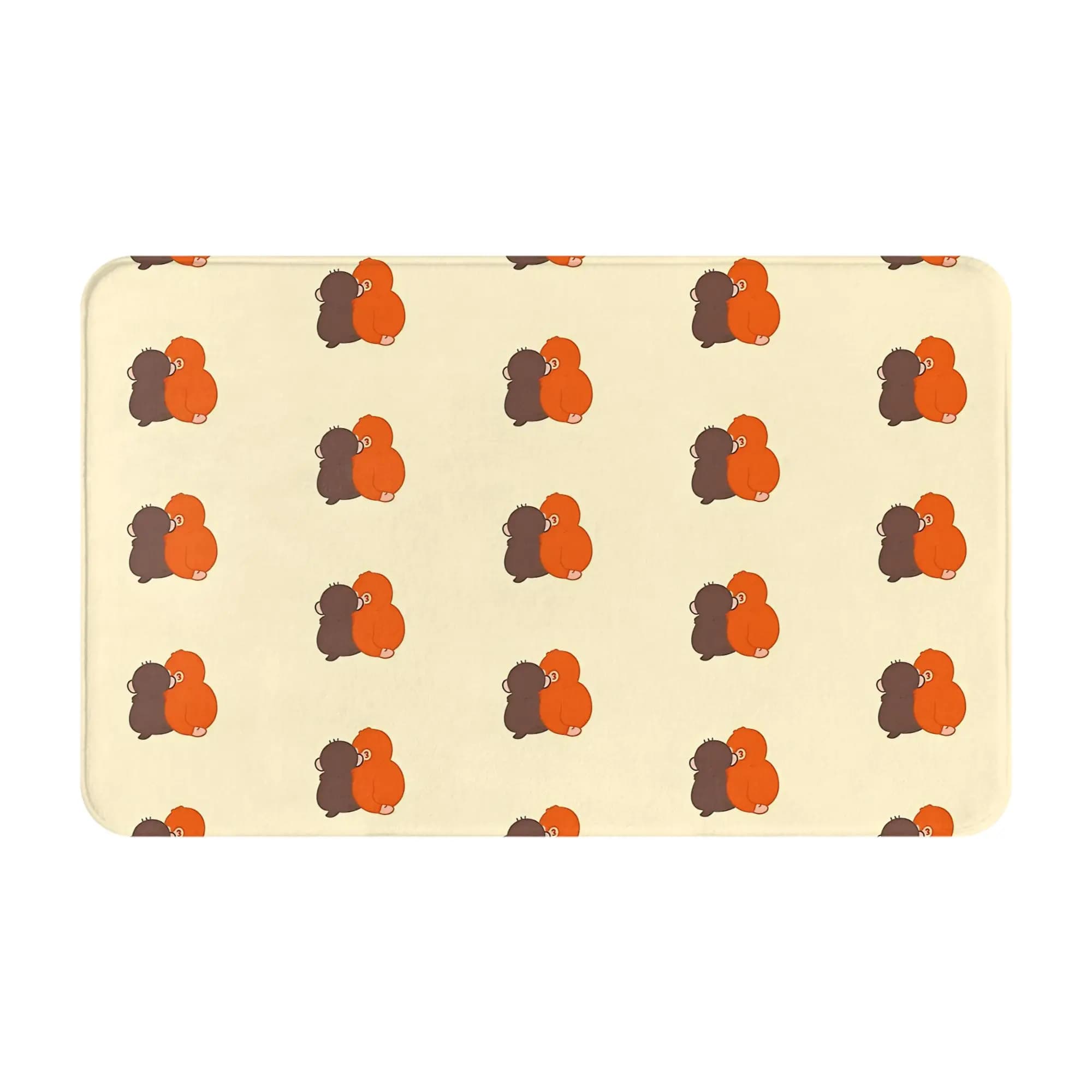 Punch the Monkey Decorations Bath Mat Punch Monkey Doormat Living Room Carpet Outdoor Rug Home Decoration