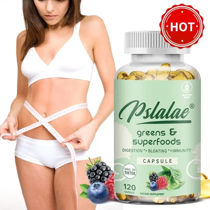 Chlorella Powder Capsules and Biological Spirulina - Best Green Protective Superfood Vegano Grezzo That Breaks Cellular Pareti - Supports Immunitaria Health