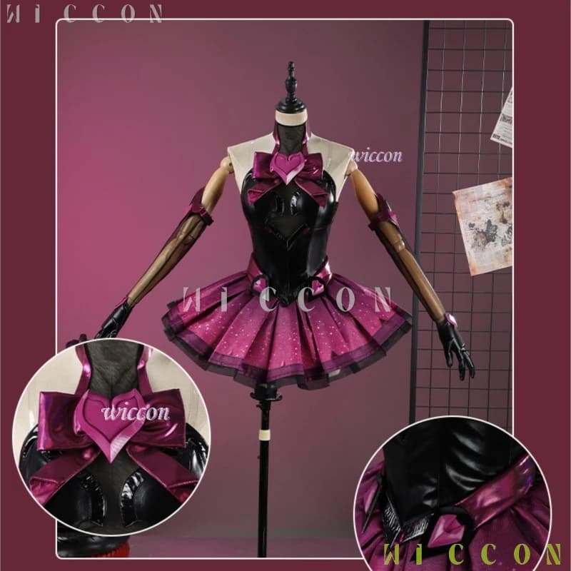 Halloween Overwatchh Magical Girl DVa Costume Cosplay Anime femminile Gioco Abbigliamento 2025 Carnevale Outift