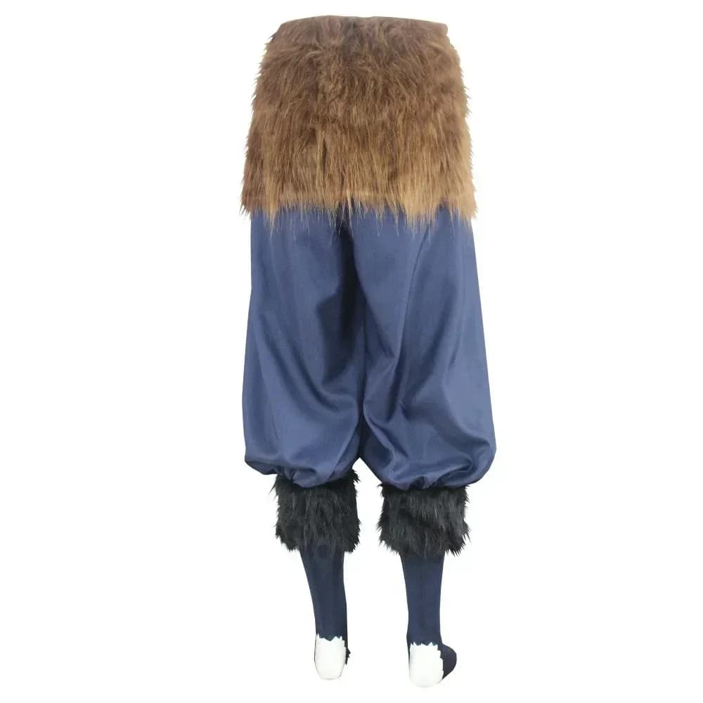 2025 Halloween Anime Demone Moordenaar Hashibira Inosuke Broek Kostuum Cosplay Kostuum Kimetsu No Yaiba Schort Hashibira