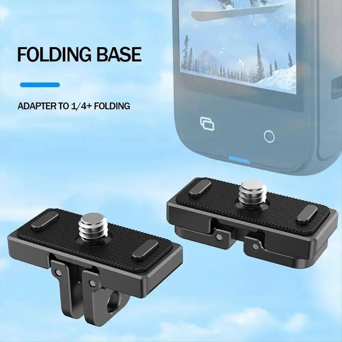 Super Sale Quick Release Mount for Insta360 X4 Plate Base Replacement Adapter for Insta360 Action Camera Accessories