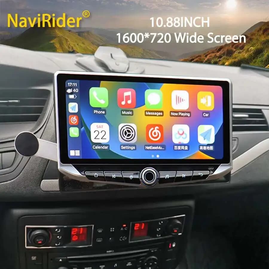 Android Video Player Carplay 10.88" Qled Screen For Citroen C5 2009 - 2017 Type-C Charging Mobile Holder GPS Multimedia Stereo