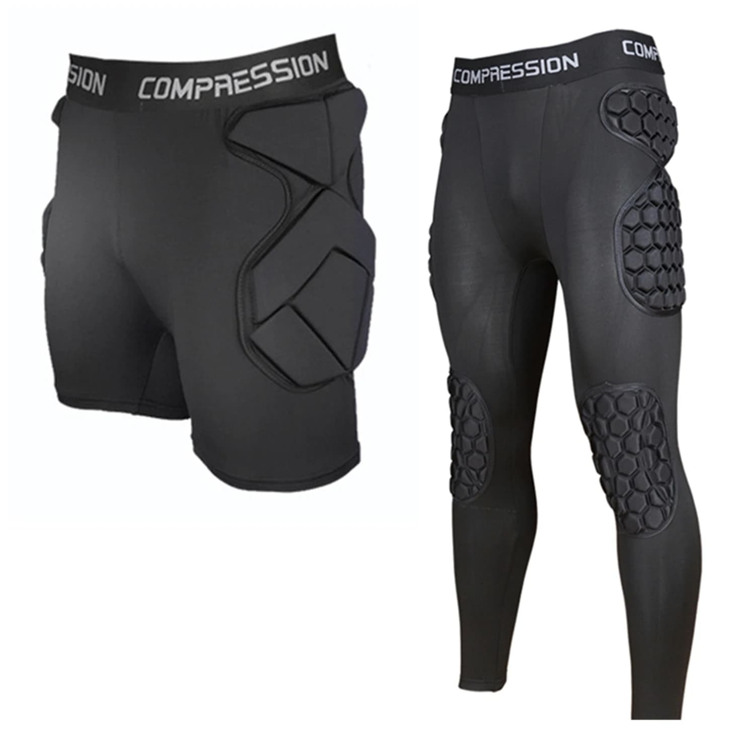 Men's American Football Pants Football Training Pants Sports kit from goalkeeper Sponge EVA Porter Shorts from goalkeeper Protection for knees