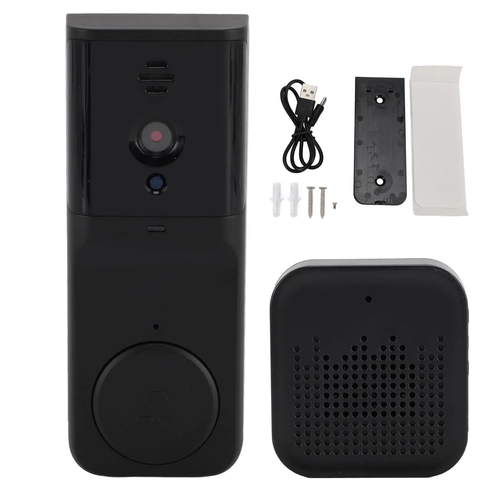Telecamera per campanello HD Rilevazione movimento IP65 Sensore a infrarossi resistente all'acqua APP Videocitofono wireless Conversazione bidirezionale per la casa