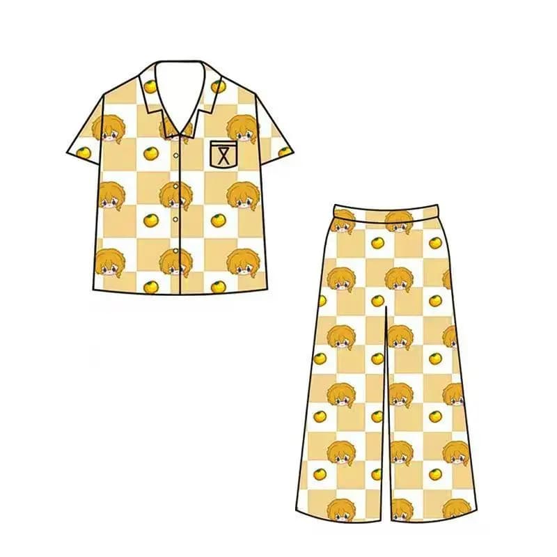 Anime Nakahara Chuuya Pigiama autunnale Cartoon Home Suit Set Comodo caldo pantaloni a maniche corte Pigiama Regalo di compleanno