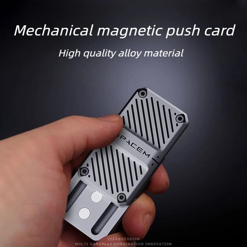Giocattolo Antistress Magnetico Meccanico, Moneta Sensoriale in Metallo EDC, Fidget Spinner per Adulti, Regalo per Alleviare lo Stress