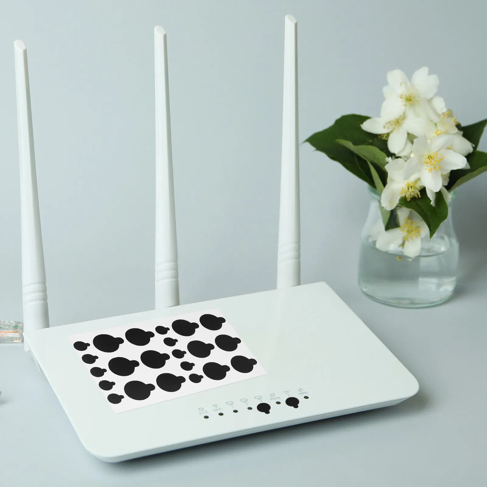 10 Fogli di Adesivi Oscuranti per Webcam, Router, TV, Laptop e Dispositivi Elettronici per la Protezione della Privacy