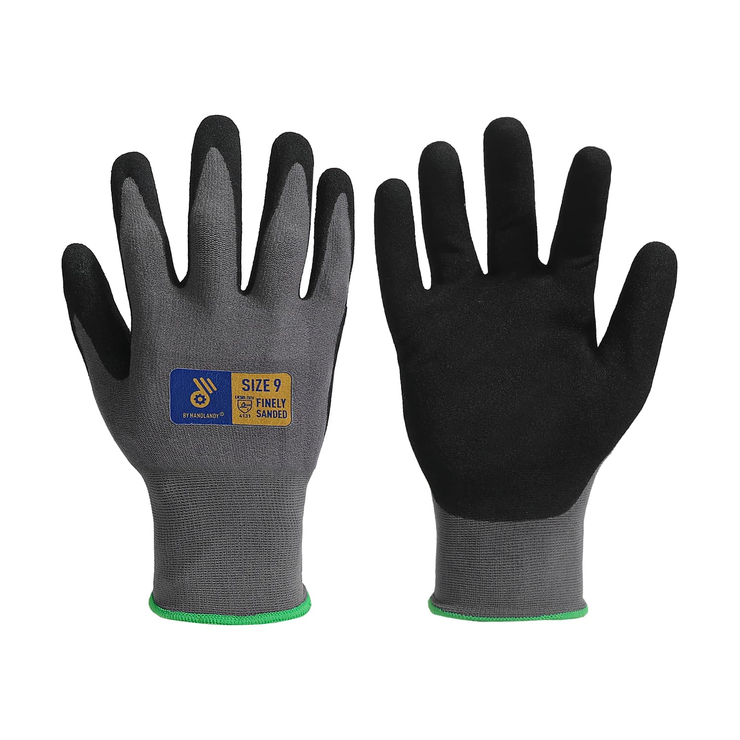 HANDLANDY Guanti da lavoro generali in nylon spandex leggero e traspirante 15G Guanti da lavoro industriale