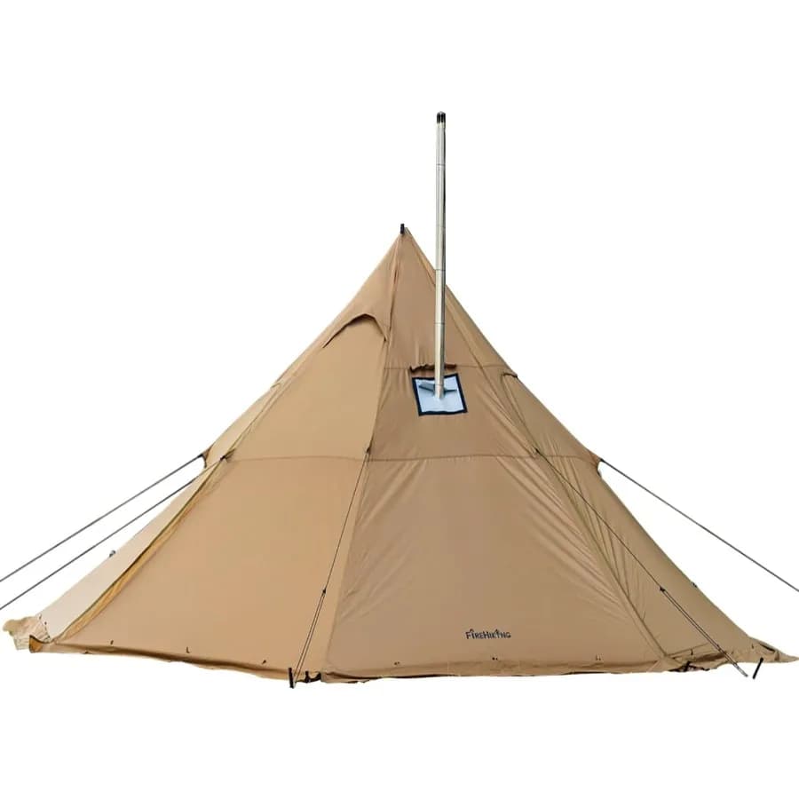 Hot camping tent Tent Types for 4-8 persons with stove for cooking and heating Bushcraft