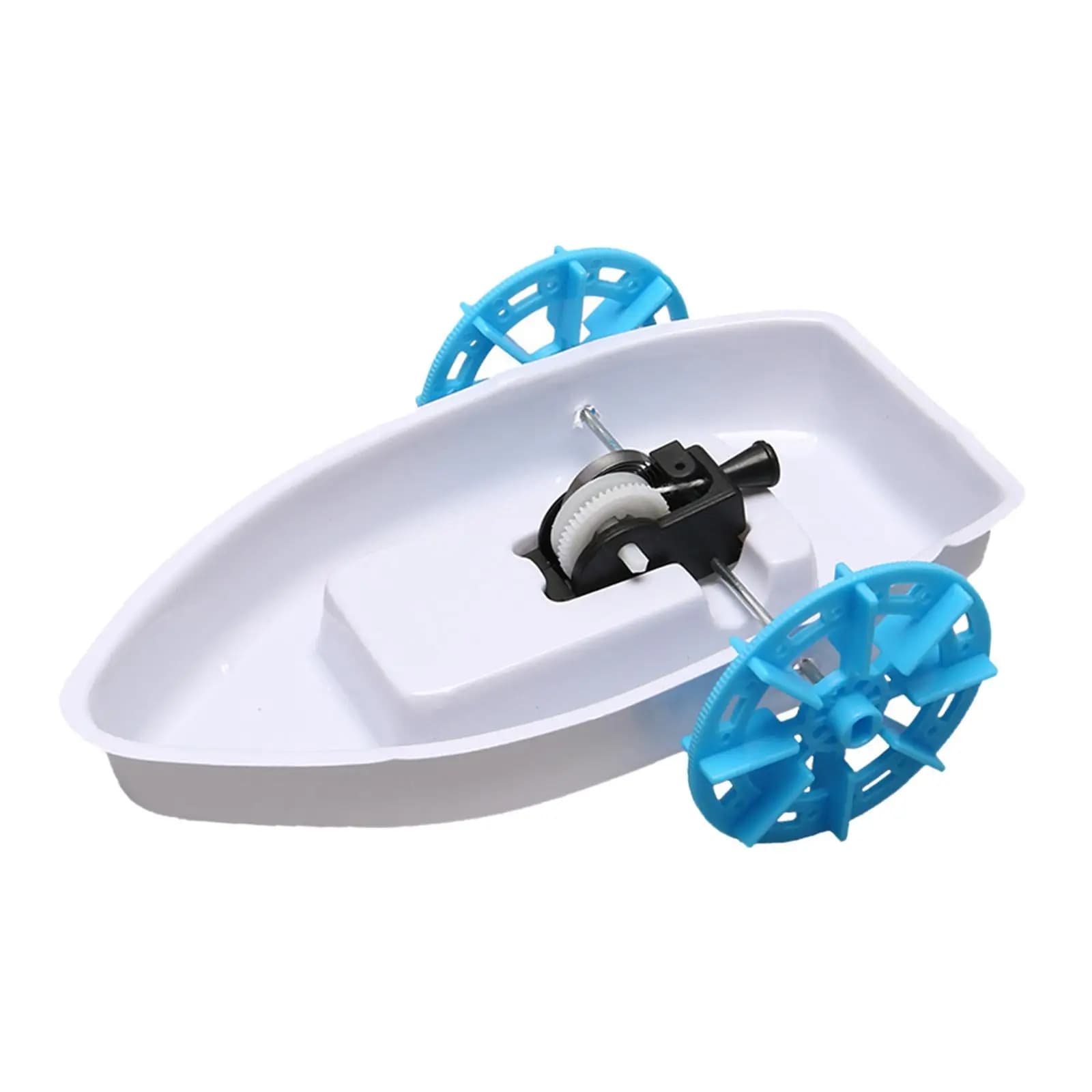 DIY Educational Model Kit Unfinished Wooden Boat Science Experiment Toy for Children Boys Girls Teens Interactive Learning