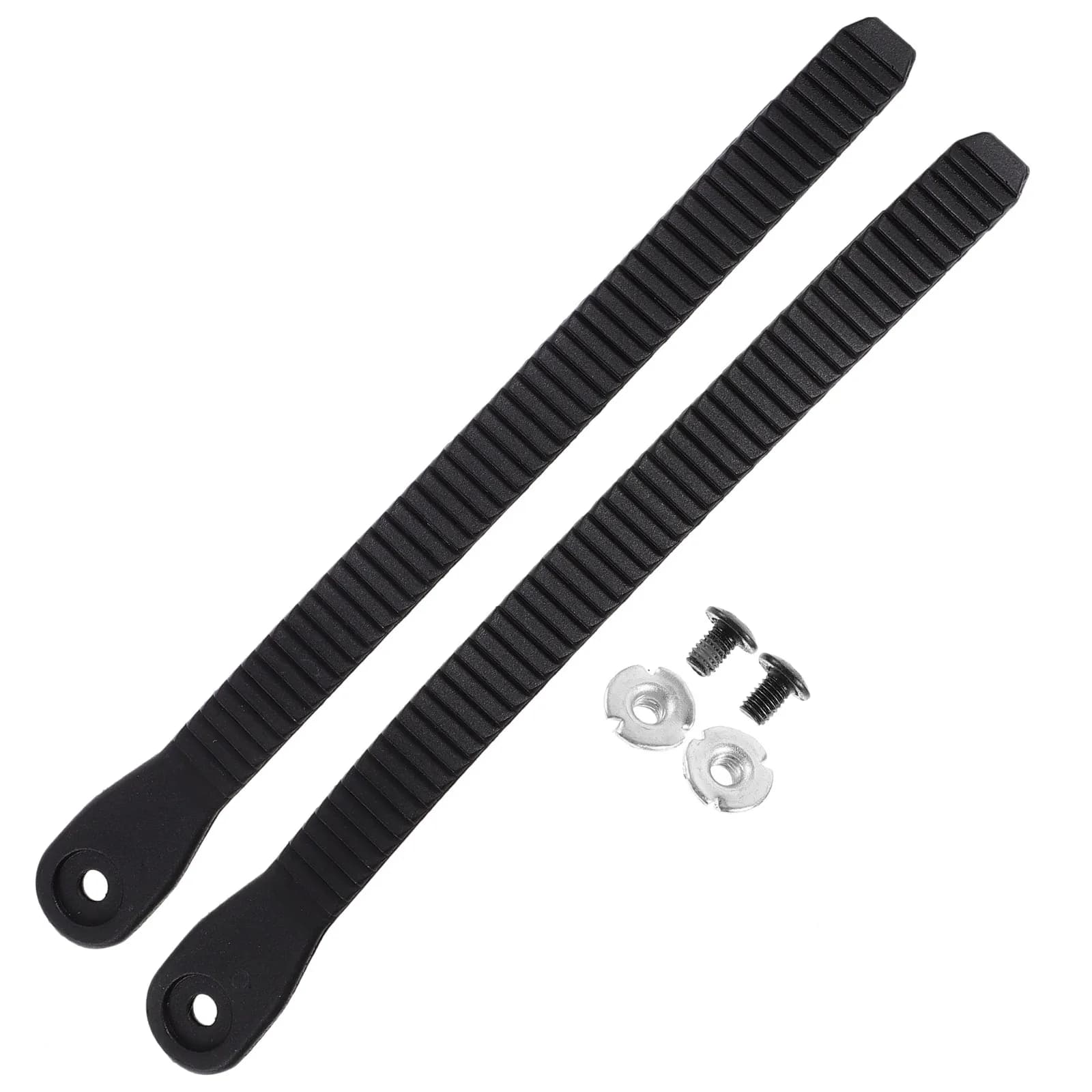 2 Pezzi Fissatori per Pattini da Hockey, Cinghie di Ricambio in PVC con Fibbia in Plastica per Pattinaggio su Ghiaccio