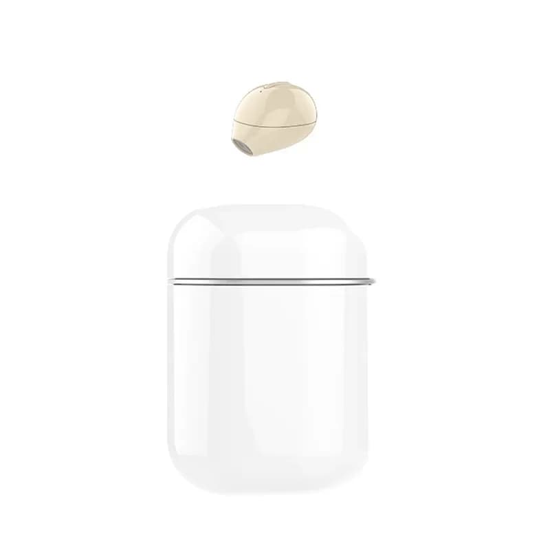 Hot Sale X20 Ultra Mini Wireless Single Earphone Hidden Small Bluetooth 3Hours Music Play Button Control Earbud with Charge Case