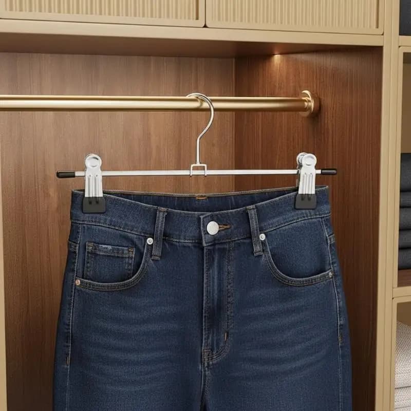 Appendiabiti antivento, design robusto e indeformabile, adatto per riporre vestiti e pantaloni in armadi di grandi dimensioni
