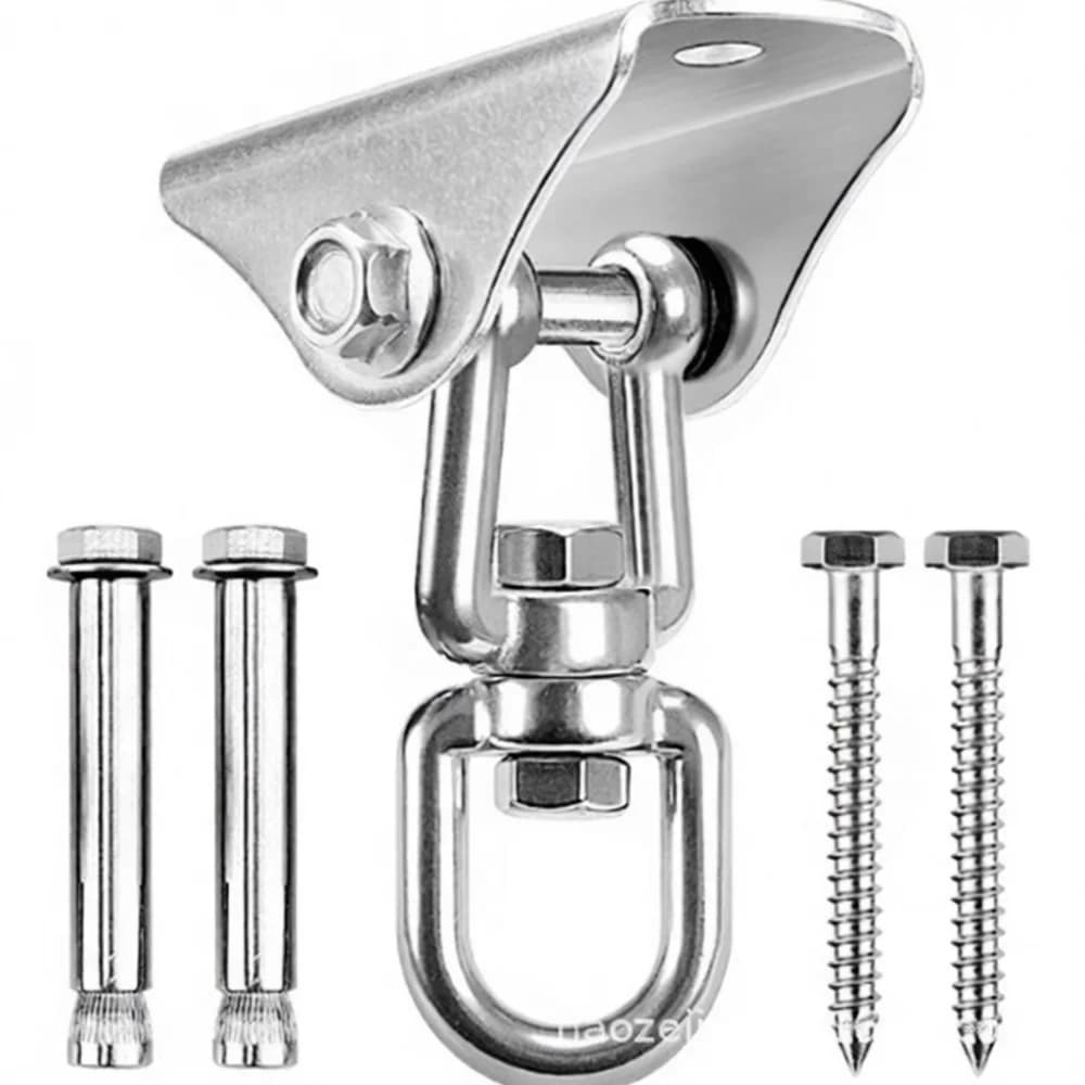 Professional Stainless Steel Swivel Hook For Hammock Aerial Yoga Swing Suspension Heavy Duty Ceiling Mount Anchor Bracket