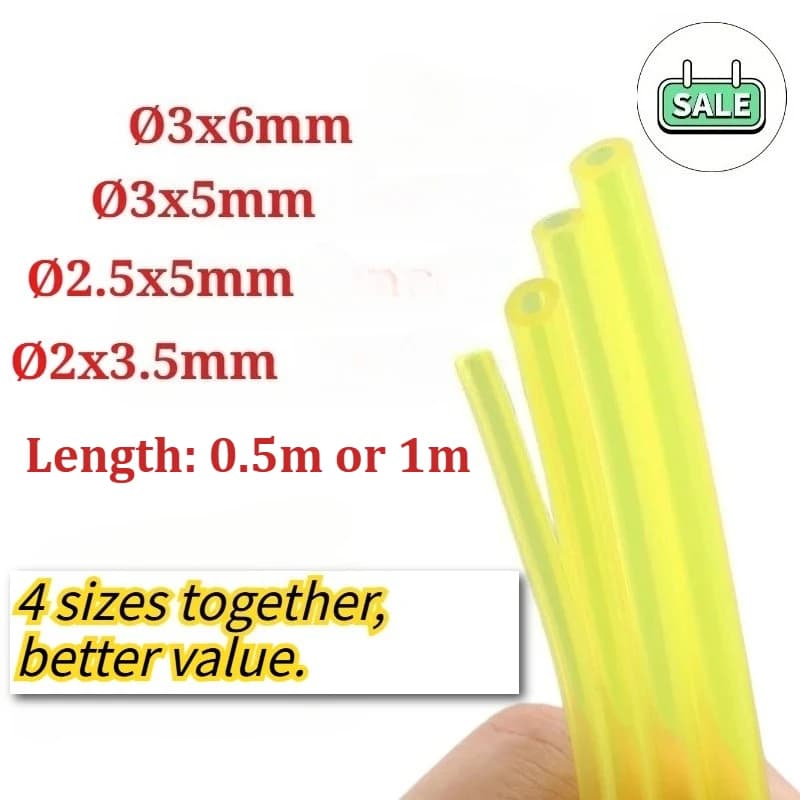 1m | 0.5m Gas Fuel Gas Line Pipes Gas Line For String Trimmer Motorbike Saw Ventilator Hedge Cutting Machine Decoding
