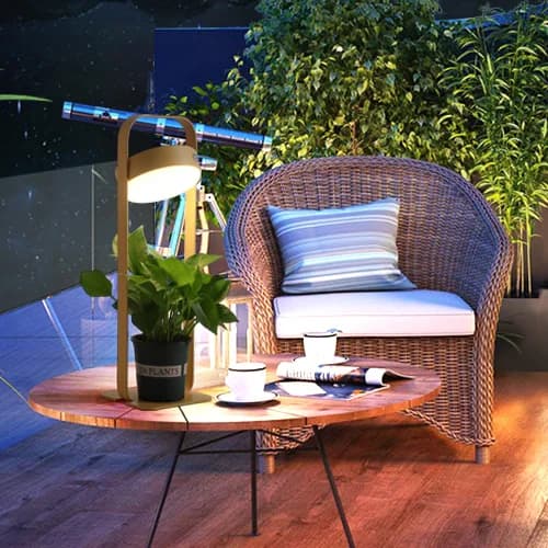 Lampada da comodino touch portatile con ricarica wireless, barra esterna solare, terrazza, lampada da terra premium, lampada da scrivania da tavolo