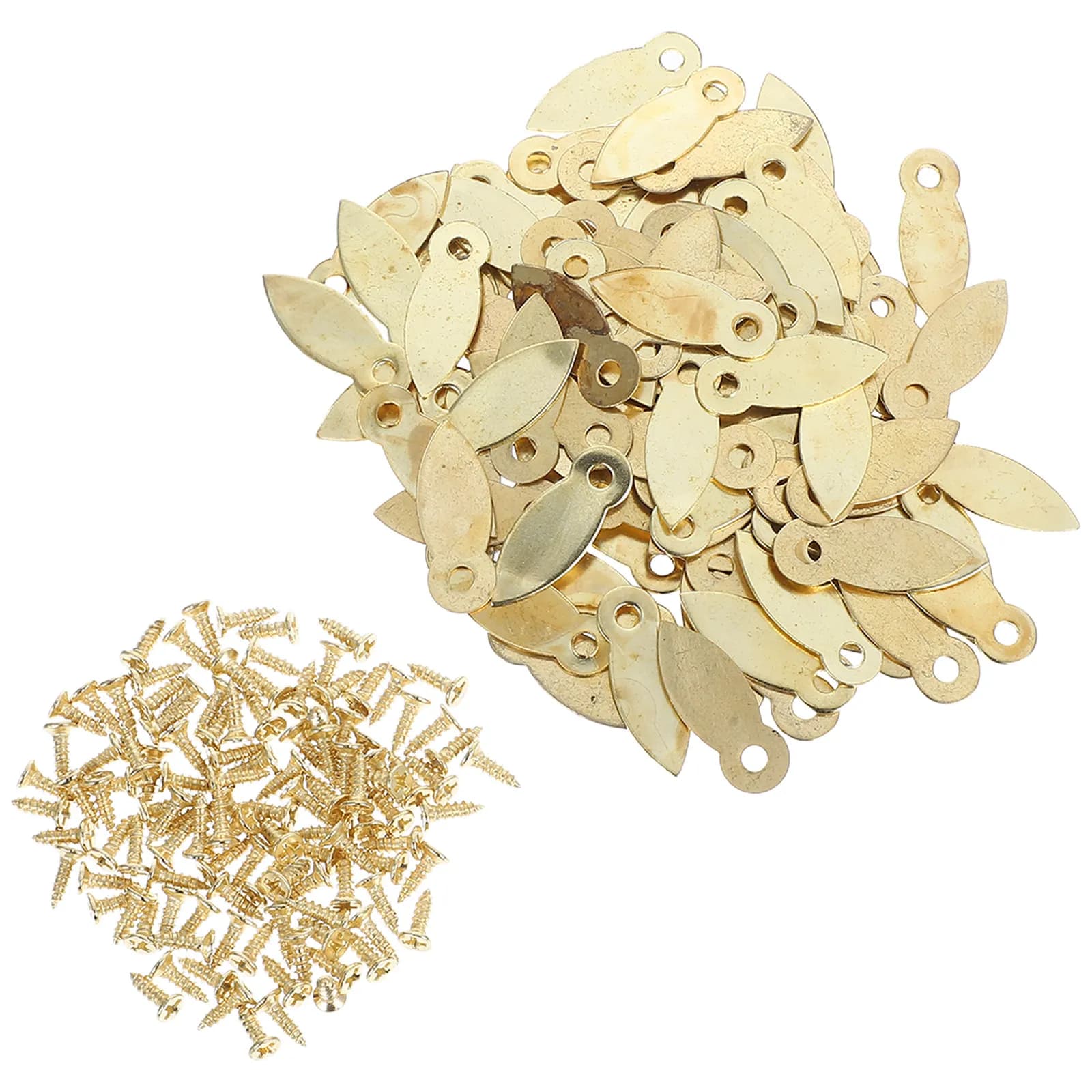 100 Pezzi Clip Dorate per Cornici, Fermagli Decorativi Resistenti per Cornici Fotografiche, Ufficio e Casa