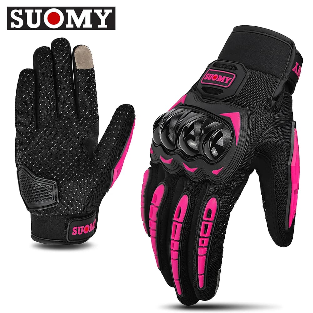 Suomy Lady Motorcycle Gloves Motorcycle Gloves Motorcycle Cross Racing Gloves Summer Women's Bike Gloves for Women's Bicycle
