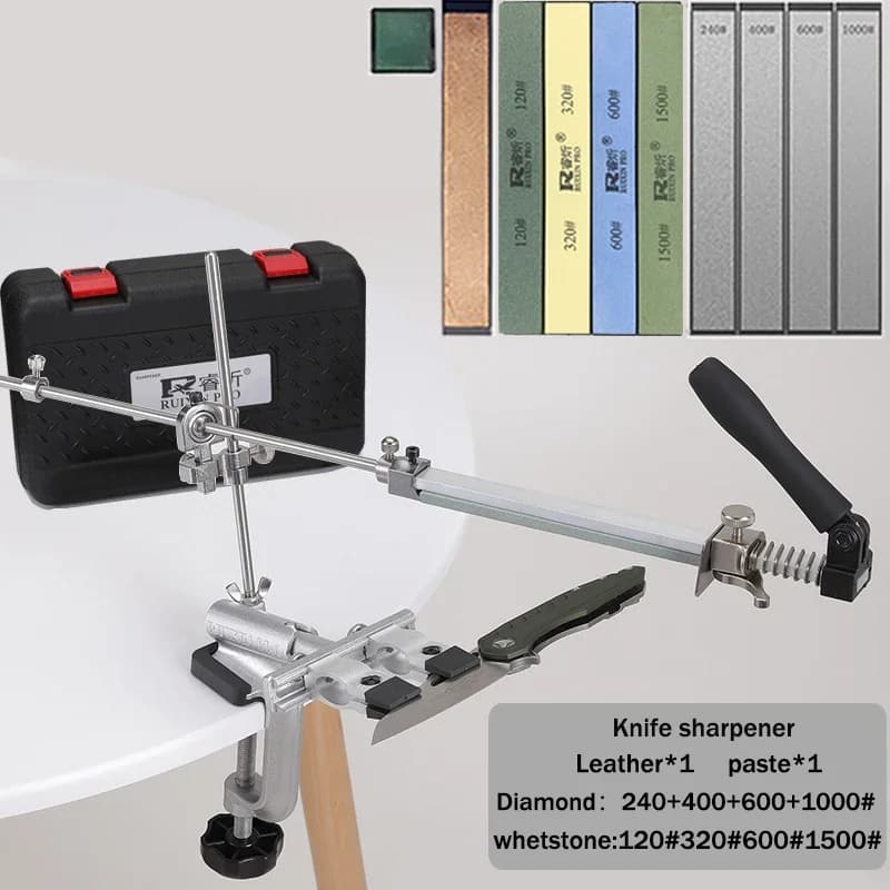 Ruixin Pro RX009 affilacoltelli ad angolo fisso affilacoltelli Sharpeing Stone Knife Tools Whetstone Diamond affilacoltelli