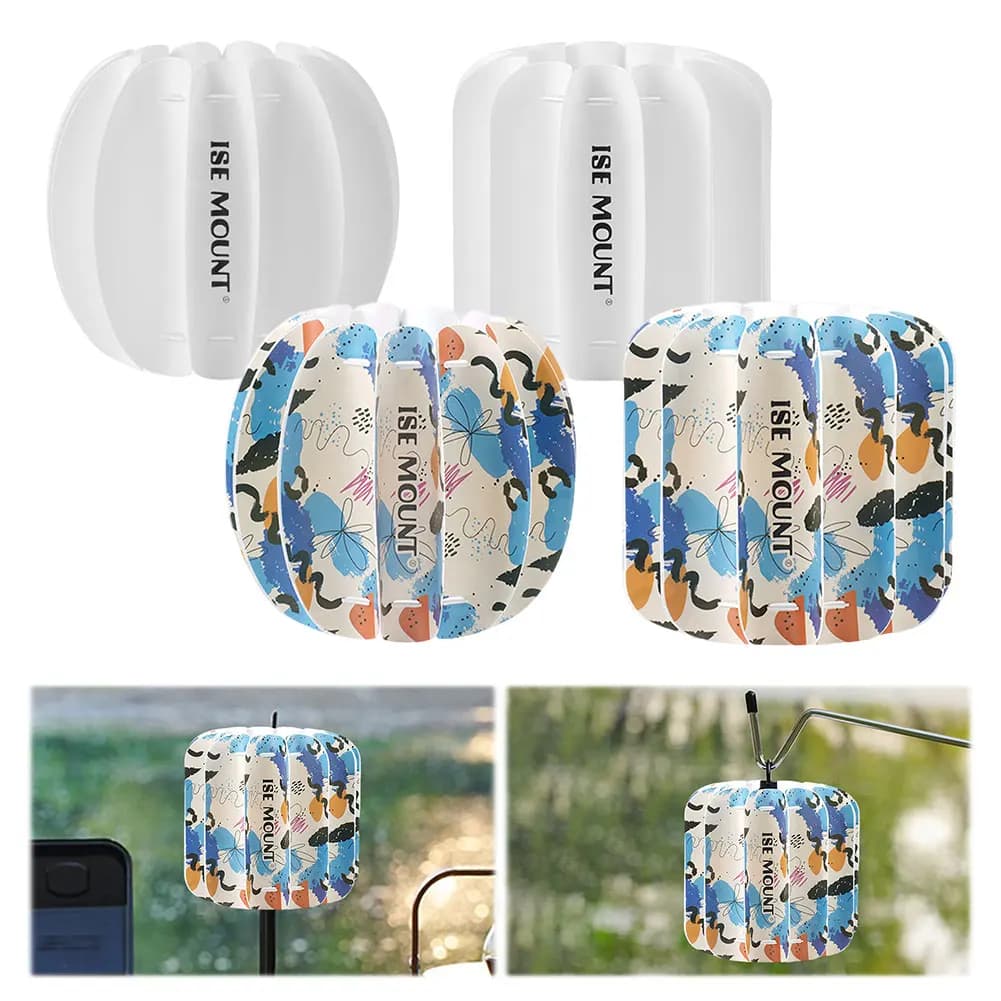 GZ Pumpkin Shape Light, Ultralight Cover for Camping Lamp, Waterproof, Tent Lantern Accessories