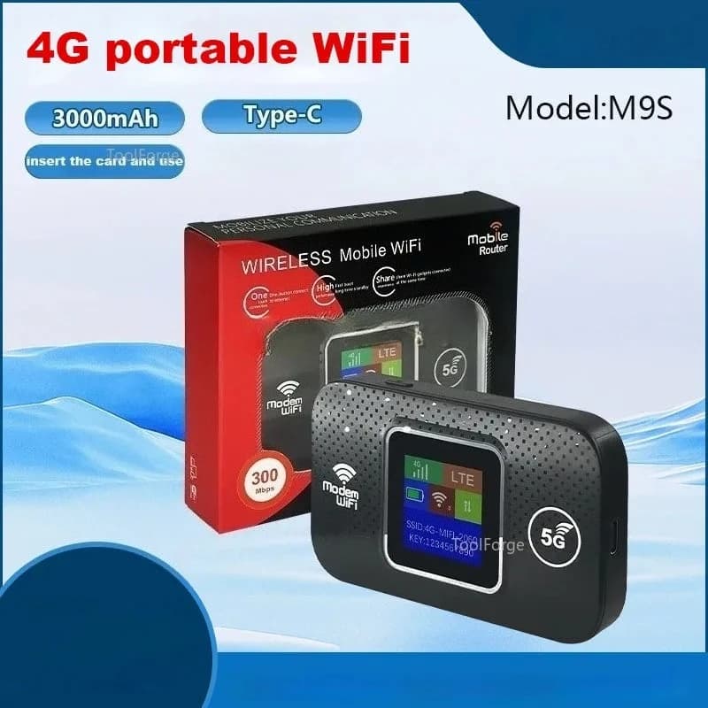 4G Mobile Router Mini Outdoor Wifi Hotspot Wireless Portable 150Mbps Pocket Repeater 3000mAh Type-C Interface