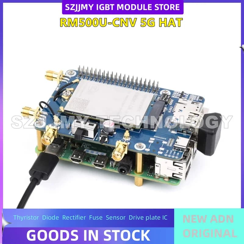 Scheda di espansione comunicazione Raspberry Pi 5G 4G/3G RM500U-CN/RM502Q-AE e altre opzioni opzionali con involucro