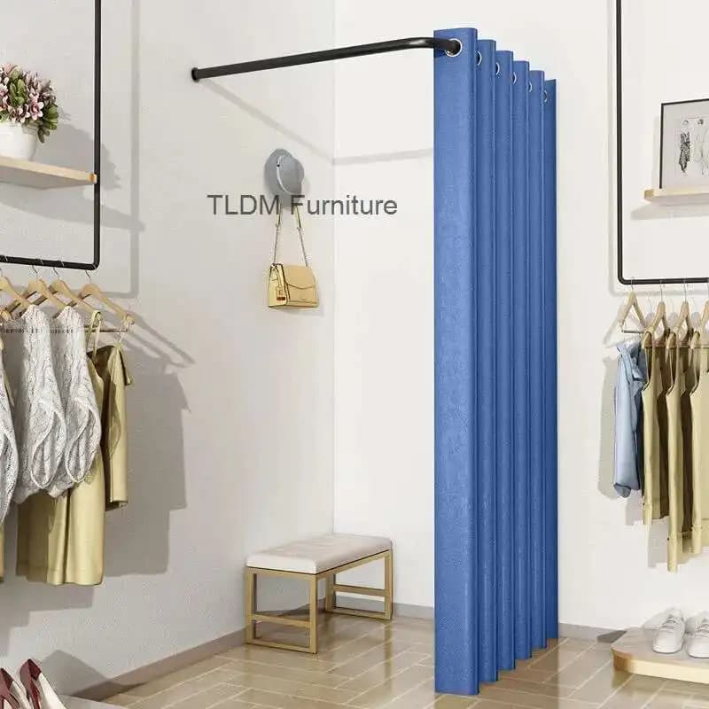 Negozio di abbigliamento Appendiabiti Camerino per camerino Appendiabiti da trasporto semplice Appendiabiti da spogliatoio Appendiabiti da parete a forma di L