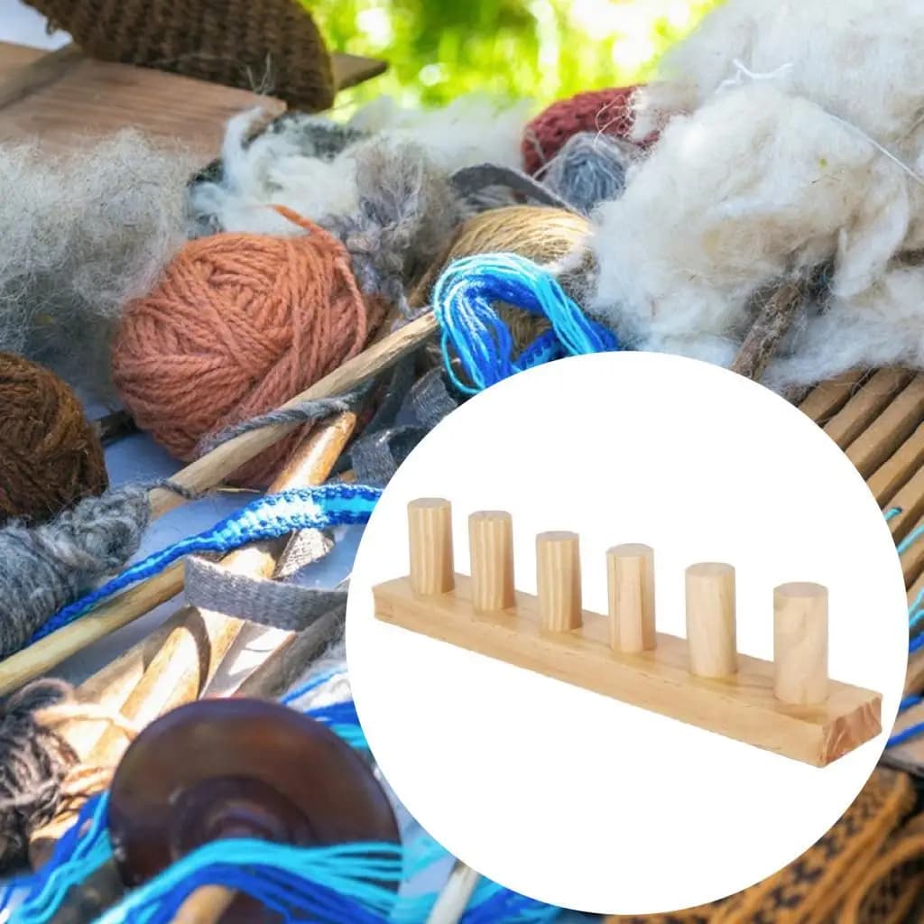 Weaving Loom Wooden DIY Chunky Blanket Loom Kit Hand Crochet Frame for Beginners Craft Hobby Project
