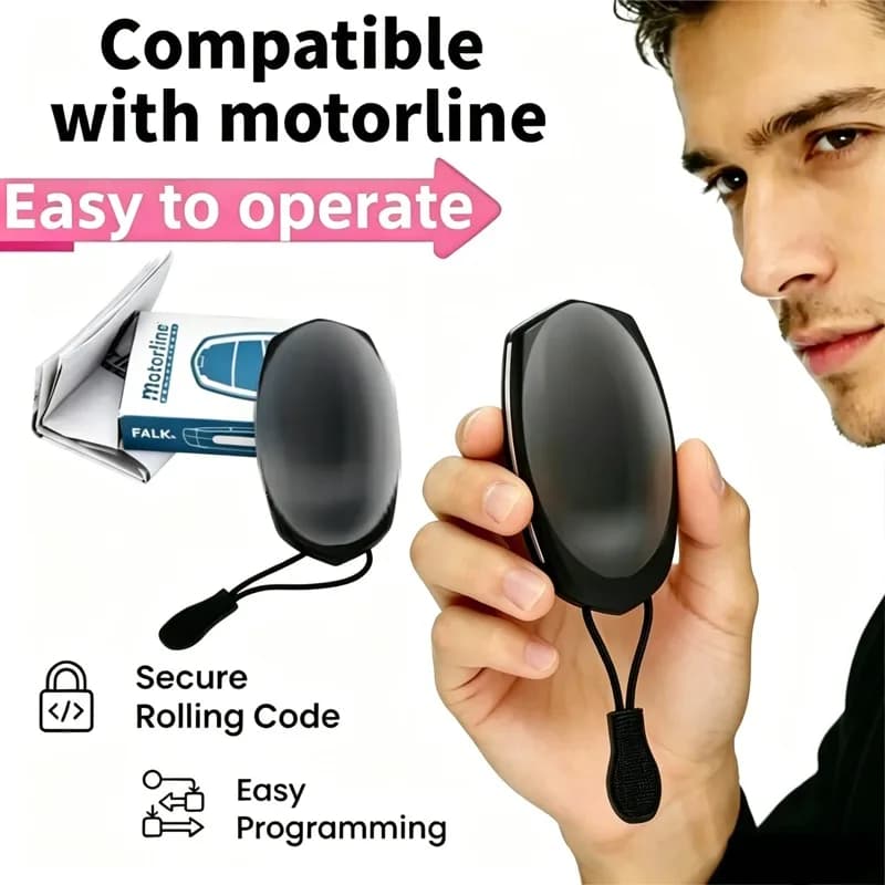 Compatibile con il telecomando per porta del garage Motorline FALKRCM 433.92MHz 868mhz Rolling Code MX1 MX2