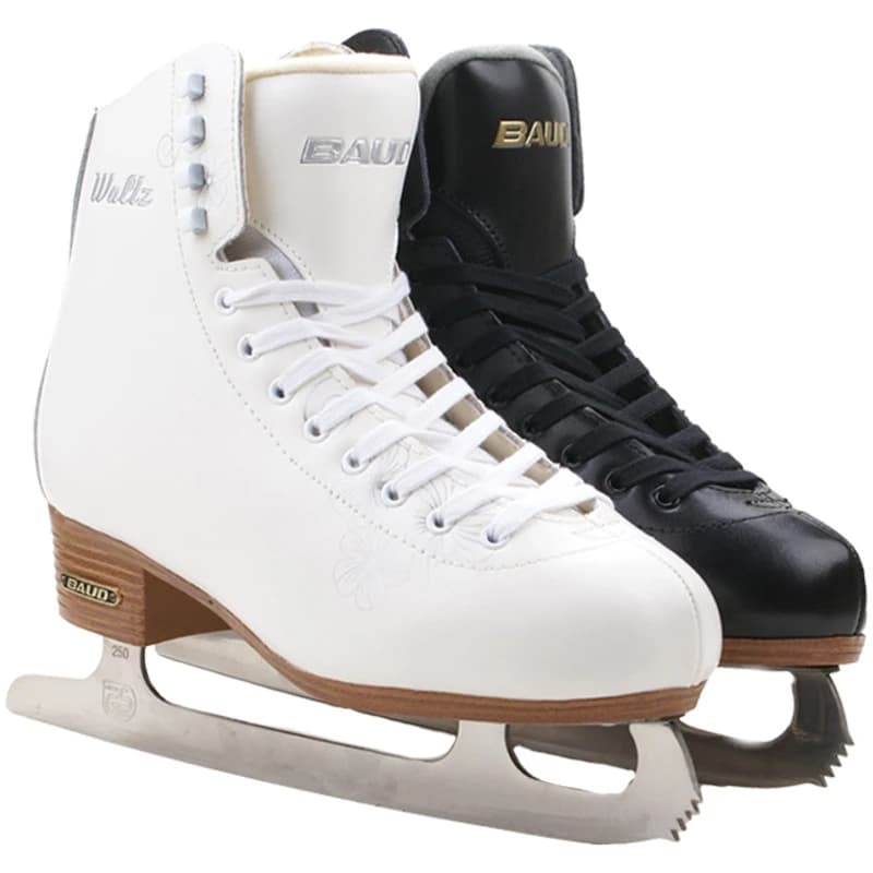 Scarpe da pattinaggio di figura Bambino adulto Uomo Donna Pattini da ghiaccio professionali, Scarpe da pattinaggio con coltello da ghiaccio in acciaio inossidabile