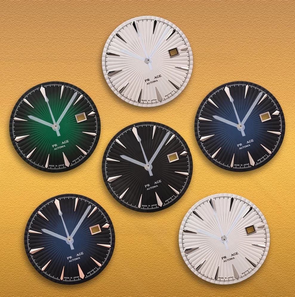 SEI S Logo 35mm Cocktail Vertical Stripe Dial fit NH35 Movement High Quality Watches for men Watch Modification Accessories