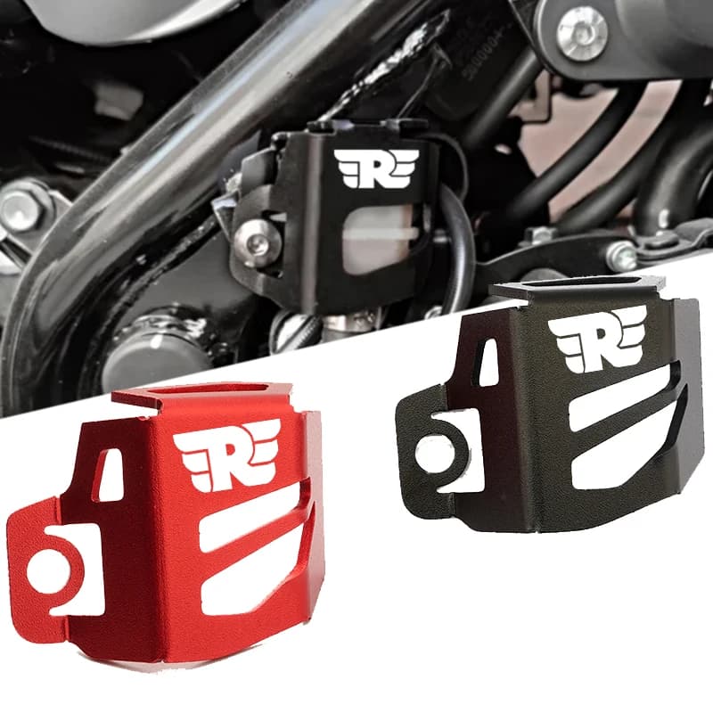 Per Royal enfield meteor 350 2020 2021 Modificato Moto CNC Freno Posteriore Serbatoio Fluido Della Copertura Della Protezione Serbatoio Olio Tazza di Protezione