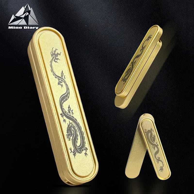 Cursore di spinta illimitato EDC Fidget Spinner Cursore di spinta magnetico in metallo Giocattolo per alleviare lo stress Migliora la concentrazione dei giocattoli di agitazione