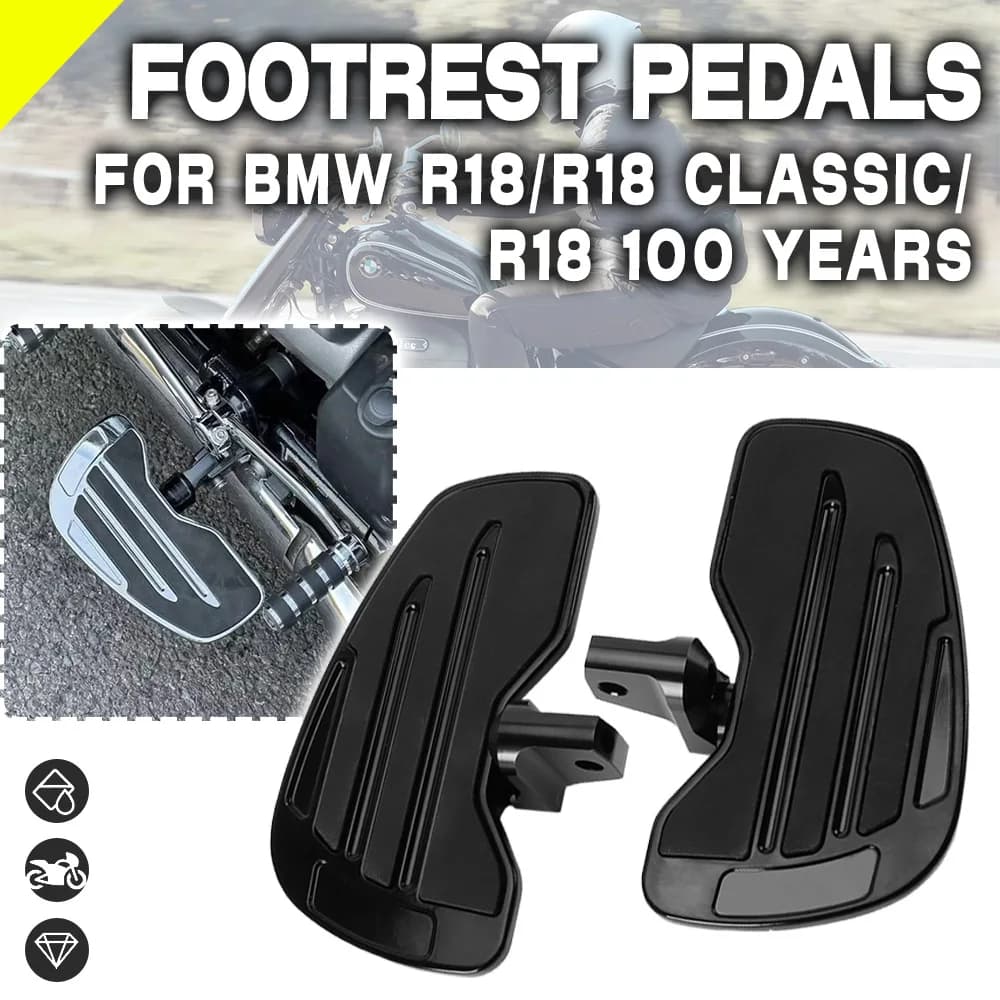 Pedane passeggero Pedali Rider Poggiapiedi anteriore per BMW R18 Classic R 18 100 anni Pedane Accessori moto Pedana