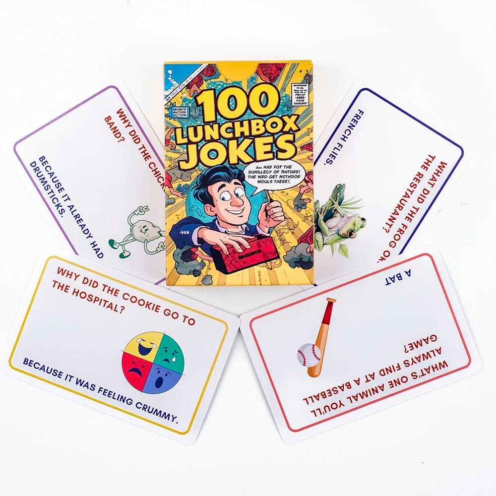 100 carte divertenti con scherzi e indovinelli per bambini - Schede per il pranzo, avventure conversazionali per viaggi in famiglia e giochi in auto