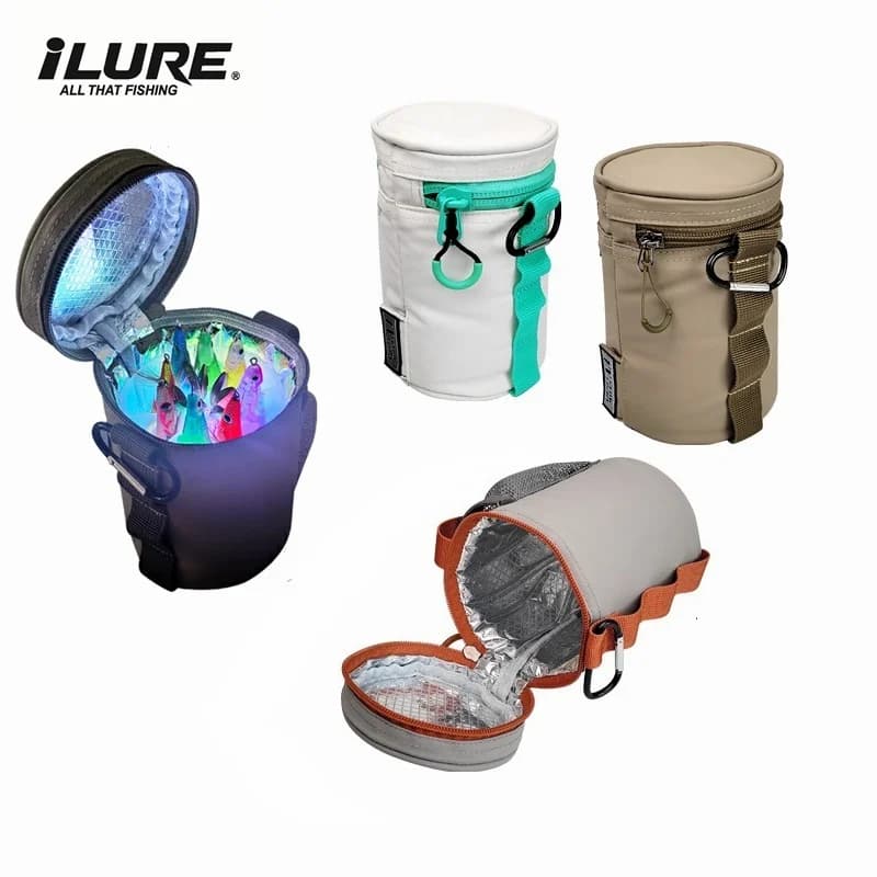 New Fishing Bags with UV glow Light Filling Light Box Rosemary Bags Organizer Boxes Egi Metal jig Case Hard bait box