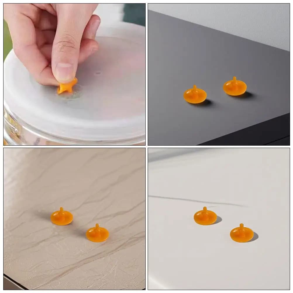 Set di 5 Tappi in Silicone per Contenitori Termici, Guarnizioni Ermetiche per Scatole Pranzo e Bento