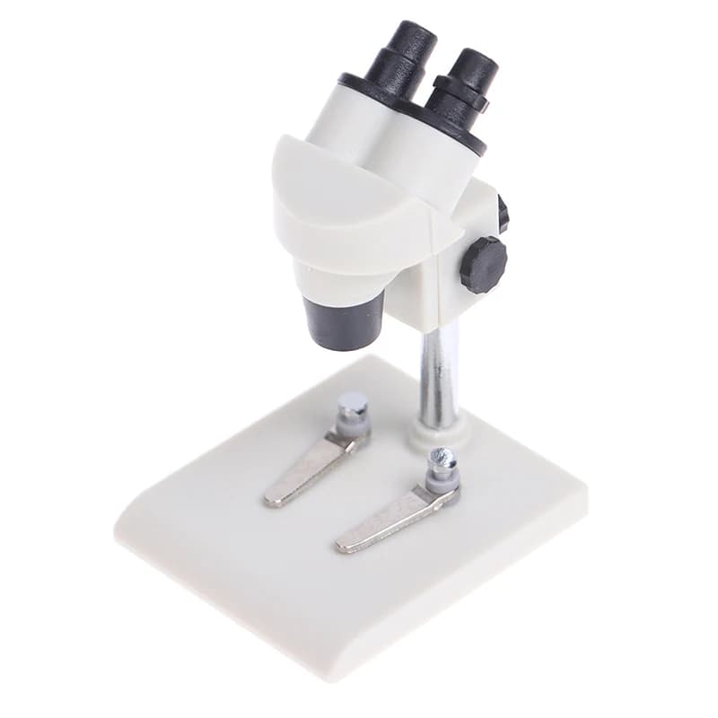 1:12 Mini Microscope Model Dollhouse Lab Scene Decor Accessory