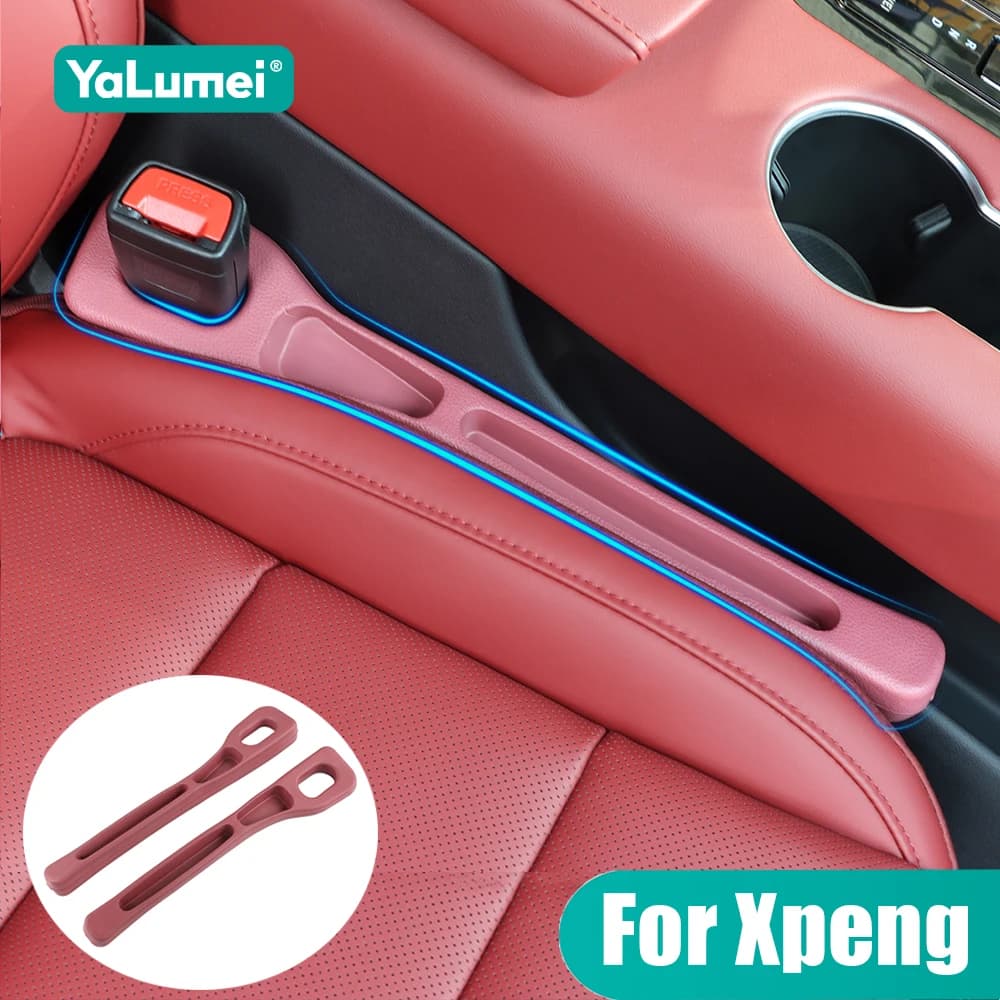Per Xpeng G6 P7 P7i X9 G3 G3i G9 P5 X2 N5 F30 H93 2PCS Seggiolino Auto Universale Fessura Strisce A Prova di Perdite Gap Cucitura Laterale di Stoccaggio di Riempimento