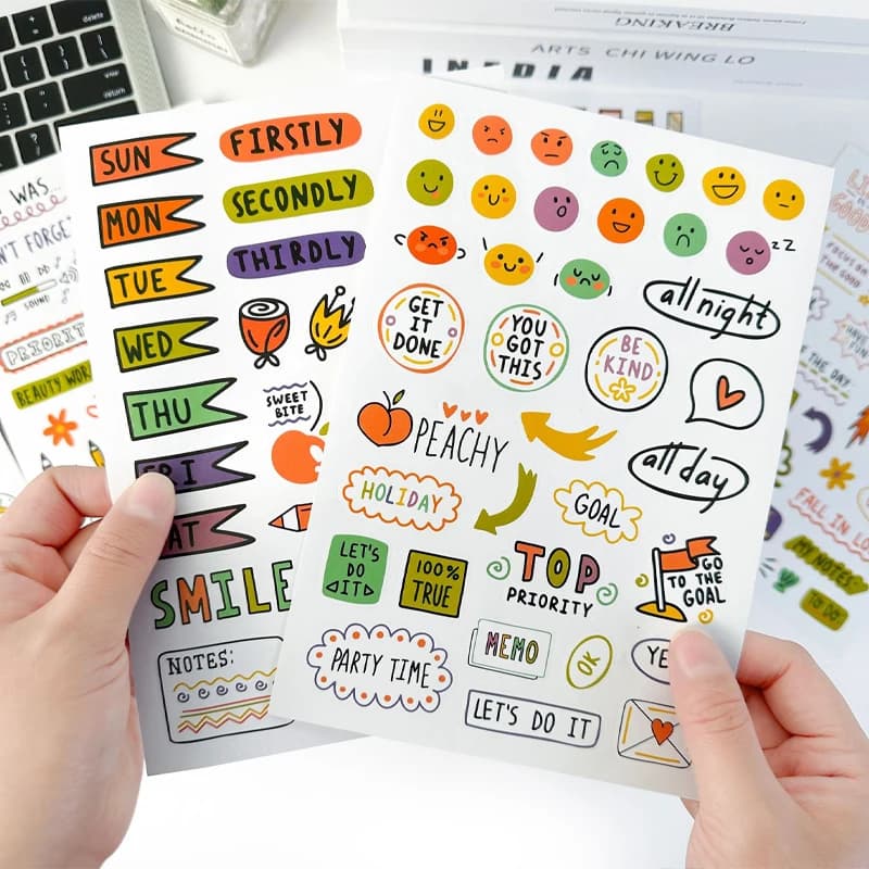 8 Sheets 240+ Planner Stickers Monthly, Weekly Daily Planner Stickers Planners Holiday Seasonal Planner Sticker